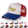 Cappellini da baseball Cappellini da tennis regolabili con logo personalizzato Cappello da baseball da uomo Hip Hopr Cappello da camionista da esterno con parasole traspirante Snapback