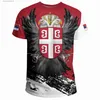 T-shirts pour hommes Hommes Grand T-shirt en vrac Serbe Hommes Femmes Casual T-shirt Drapeau de Serbie Emblème national Impression 3D Mode Ras du cou Tops Y240321