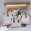 Klassische Handtasche mit Prägung, Blumen-Tragetaschen, Designer-Einkaufstasche, Brief-Clutch, Geldbörsen, Umhängetasche, Damen-Wochenende-Reisehandtaschen, braune Ledertaschen