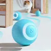 Zabawki automatyczne zabawki dla kotów interaktywne dla kotów 360 ° Selfrotating Smart Rolling Ball Toys for Kitten Indoor Pase Gra