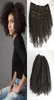 4a 4b 4c афро странные вьющиеся заколки для наращивания человеческих волос бразильские заколки для волос Virgin Remy ins наращивание волос с пляжными завитками GEASY4631844