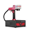 LY Desktop 20W 30W 50W Mini macchina per marcatura laser a fibra Aggiornamento rotazione asse del rullo di rotolamento macchina per incisione su metallo di raffreddamento ad aria