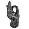 Buddha Hand Herba Lighth Holder House Gandlelight Kolacja Dekoracja ślubna ramię posąg Candle Healing Soul Zen Ornament 240301