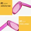 Óculos de sol 2024 mulheres quadradas viajar pequeno retângulo óculos de sol moda feminina retro lunette de soleil femme