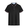 Men's Golf Polo T-shirt 2024 New Splicing Summer Short Sleeve customization printing Chest images Sports Tops Shirt