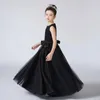 Dideyttawl 2024 Shiny Tulle Junior Bridesmaid Dresses Sleeveless Flower Girl For Wedding O Neck Kids First Communion Teens 240228