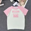 Summer Women Trevina Designer de camisetas femininas letra de moda feminina Camiseta redonda pescoço de manga curta malha de malha