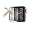 360 caixa de relógio protetor de tela cheia transparente tpu capa para apple watch iwatch 38mm 42mm 40mm 44mm zz