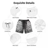 Pantaloncini da uomo Animal 3d Print Board Summer Tiger Cool Y2K Divertenti sport da spiaggia Pantaloncini stampati ad asciugatura rapida