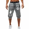 Heren Gym Shorts Run Jogging Sport Fitness Bodybuilding Joggingbroek Mannelijke Workout Training Merk Knielengte Korte Broek 240308