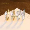 Stud Nieuwe Luxe Hoefijzer 2024 Zilveren Oor Gesp Oorknopjes Dames Sieraden Glanzende Designer Oorbellen Sieraden Slang Verguld 18k Gouden Oorbellen Accessoire Cadeau