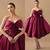 Prom Fashion Bury Abites Bow Knot Neck Gowns Abitali per il tè Lunghezza Red Carpet Special Ocn Party Dress YD