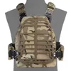 Taktiska västar Modular Frame PFMS WS2.0 Tom Light Tactical Vest Heat Dissipation Vest Foder Special Buckle Lifeline 240315