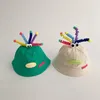 Chapéu infantil primavera e outono livro sombra dos desenhos animados bebê bacia chapéu feminino bebê pescador chapéu