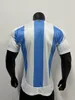 New 2024 2025 Argentina Soccer Jerses Fans Plaer Version MESSIS ALLISTER DYBALA DI MARIA MARTINEZ DE PAUL MARADONA Men and Kids Football Shirt HOME AWAY