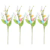 Fiori decorativi 4 pezzi Puntelli per ambientazione della location Ritagli di uova di Pasqua Ghirlanda di filo di ferro per composizioni floreali