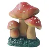 Enfeites de cogumelo simulados, micro paisagem de musgo, decoração de vaso de plantas suculentas, artesanato de resina de jardim DIY