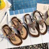 Sandals Sandals for Women 2024 New Womens Shoes Summer and Korean Edition Clamping Flat Bottom Student Sandals for Womens Loose Roman Shoes J240315