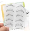 Fairy 5 Pairs Air Lash AType Fishtail False Eyelashes Transparent Stem Manga Lashes Nature Nude Makeup Little Devil 240305