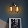 مصباح الجدار عتيقة الضوء الصناعي LED SCONCE الأسلاك قفص سرير الإضاءة الظل لظلال غرفة المعيشة مطعم ديكور مطعم