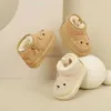 First Walkers Winter Baby Shoes And Kids With Plush Snowshoes Baby Shoes Warm Girls Shoes Boys Cotton Shoes 240315