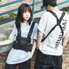 Tactical Vests Multifunctional Tactical Chest Bag Hip Hop Vest Street Bag Hip Bag for Women and Men Chest Bag Adjustable Corset 240315