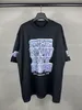 남성 플러스 TSHIRT 5A 파리 2024 BB T 셔츠 유럽 프랑스 고급 디자이너 편지 3D 프린팅 폴로 남성 Tshirts 여성 면화 발렌 카이 갈리 티 반바지 까마귀 탑 05