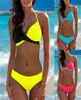 Sexig bikini Push Up badkläder Kvinnor Brazilain Biquinis Feminino Mujer Swimsuit Tanga Swimming Bathing Suit 2 Piece Set 2202212724612