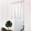 Cortinas japonesas bordadas, tule, estante, armário, porta de café, versátil, personalizado, algodão, linho, fio divisório