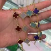 33 kolory projektant bransoletki czteroletnia bransoletka koniczyna dla kobiet seniorów klasyczna bransoletka złota