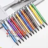 20pcslot Anpassa Promotion Ballpoint Pen Metal Ball Support Print Annonsering Passad personlig 240229