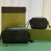 Cross Body Luksusowy designerka kamera torba na ramię czarny sprzęt klasyczny W wzór torebki miękkie, oryginalne skórzane torby krzyżowe effini