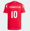 2024ハンガリーサッカージャージナショナルチームチームマイロットデッカー2024 2025 Szoboszlai Szallai Szalai Ferenczi Gazdag Vinicius Orban Priskin 24 25フットボールシャツ