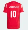 2024 Hongarije Voetbalshirts nationaal team maillots de football 2024 2025 SZOBOSZLAI SZALLAI SZALAI FERENCZI GAZDAG VINICIUS ORBAN PRISKIN 24 25 voetbalshirt