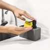 Liquid Soap Dispenser Kök med svamphållare Surface Capacity Pump Läckesäker för handfat