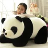Söt baby stor jätte pandabjörn plysch fyllda djurdocka djur leksak kudde tecknad kawaii dockor flickor älskare gåvor