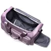 Duffel Bags Carry On Travel Bag Large Capacity Weekender Overnight Duffle With Shoe Compartment Sports Fitness For Women And Men