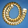 Wholesale 24k Gold 20mm Custom Gold Cuban Chain Hip-Hop Miami Cuban Necklaces Trend Cuban Necklace