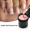 MSHARE Nude Uv Builder Nail Gel for Extension Builder In a Bottle Self Leveling Alignment Caramel Milky White Low Burn 142g 240306