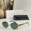 Sunglasses Lnternet Celebrity Style Fashion Women Futurism Super Light Vintage Oval Men Anti-uv Glasses