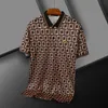 2024 Luxe Europa Parijs patchwork mannen T-shirt Mode Heren Designer T-shirt Casual Mannen Kleding medusa Katoen Tee luxe polo