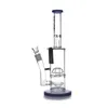 Phoenixstar 14 인치 큰 유리 레시클러 워터 파이프 흡연 Bong Hookah with ice catcher vercolated water pipes 흡연 물 봉