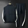 Mens Tracksuits Designer Fashion Brand Men passar Spring Autumn Mens Two-Piece Sportswear Casual Style Suits