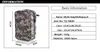 Sac de camouflage pour ventilateur militaire d'extérieur, sac divers d'accessoires, sac de taille d'accessoires tactiques multifonctionnels