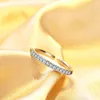 Anéis de cluster bonito mulheres anel multicolor ouro cheio de diamante zircão para noiva moda casamento acessórios de noivado jóias