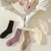 Chaussettes de femmes 1 paire laine hivernale chaude épaissante épaissante mérin de cachemire solide contre le sommeil de neige froide Terry