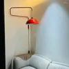Wall Lamps Unique Style Red Rocker Lamp Living Room Bedside Dining Cabling Free Folding Light In Stock