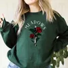 Women's Hoodies Zade Meadows Sweatshirt Run Little Mouse Hoodie Haunting Adeline Sweater Retro Dark Romance Jumper Unisex Book Lover