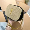 Straw Bag Camera Bag Designer Bag Handbag Shoulder Bag Fashion Canvas Mesh Hollow Woven for Summer Black Apricot Summer Women Bag Vacation Bag Large Capacity