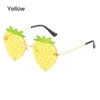 Sunglasses Street Snap Party Rave Sun Glasses Strawberry Eyewear Christmas Decorations